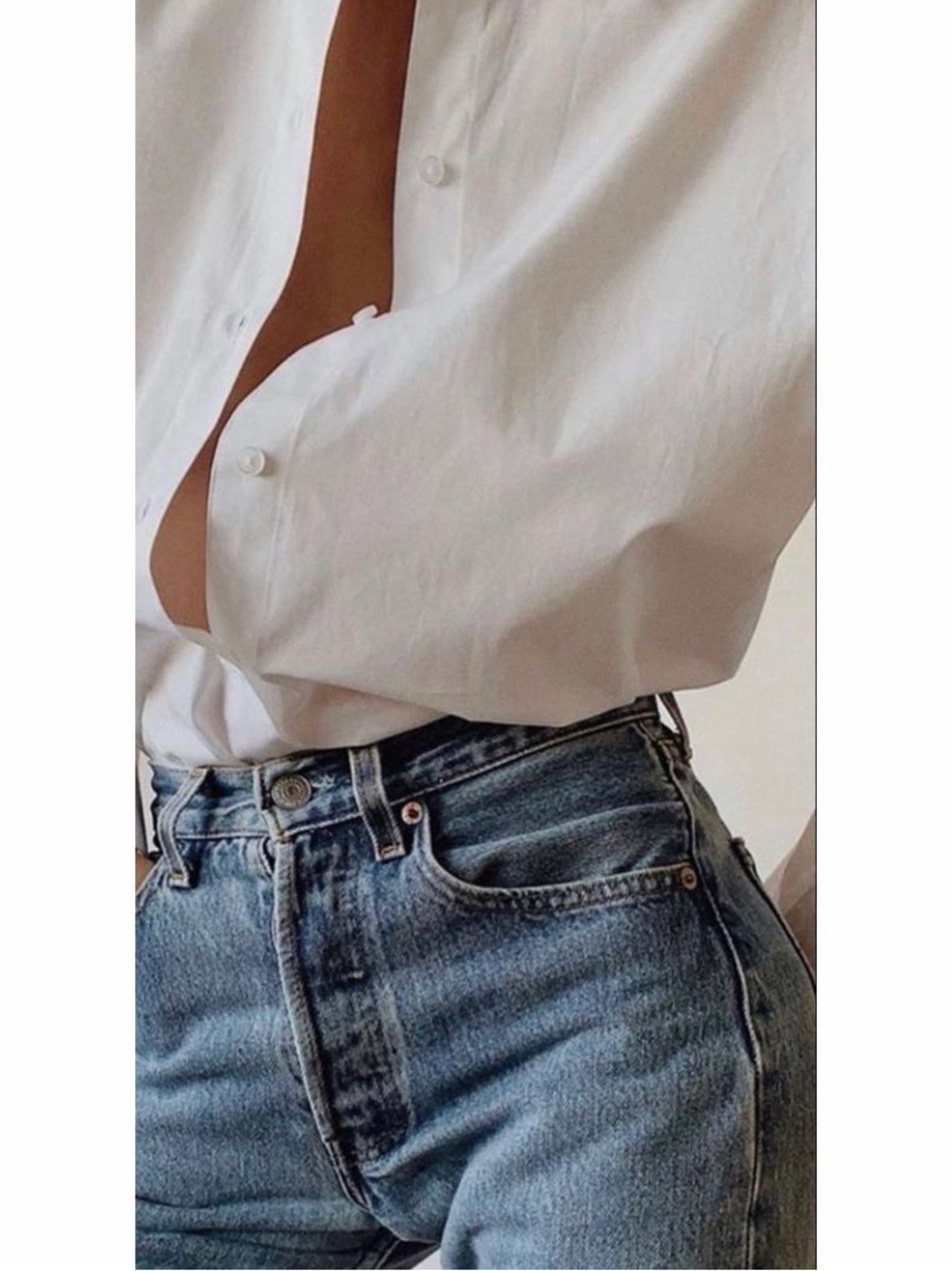 Free People Levi’s 501 Premium Denim Buttonfly Jeans